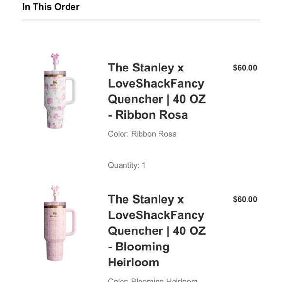 NEW RIBBON ROSA LOVE SHACKxSTANLEY LIMITED - Picture 3 of 4